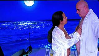 Bold Striptease And Handjob With Agarabas On Caribbean Beach