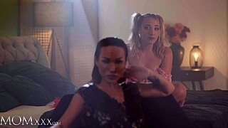 momxxx aubrey black teaches bratty teen muff diving 😈