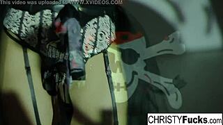 Christy Mack plays with her amazing ass and tight pussy