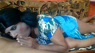 インド人トランス娼婦が残虐フェイスファックと鞭打ちでディープスロート苦痛