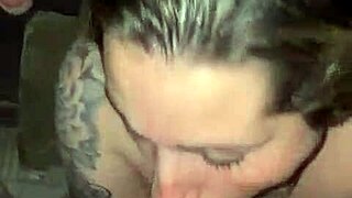 is that big butt slut bent over for a doggystyle blowjob?