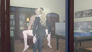 my boss screws my wife in office while husband works downstairs in sims 4