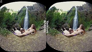 Yanks VR Presents Hottie Lesbian Sierra in Outdoor Orgasmic Masturbation