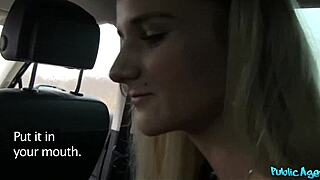 Public Agent Cute Blonde Gets Tight Shaven Pussy Slammed Hard in POV Outdoor