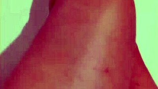 Cute girl spreads legs, fingers her tight shaved pussy to orgasm.