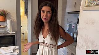 The girl next door broke in, stripped off her panties, and got wild