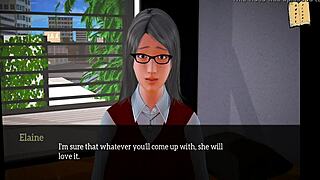 Blonde anime girl gets her ass pounded in family hentai.