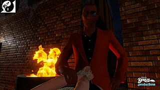 Cartoon porn with redheads and small boob girls in a rough gang bang scene