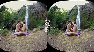Yanks VR Presents Hottie Lesbian Sierra in Outdoor Orgasmic Masturbation