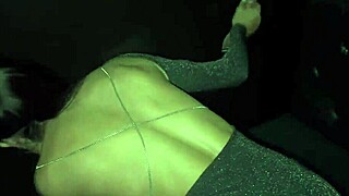 Novinha Fucks Two In Swing Then On Street With Cuckold!