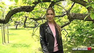 Alexis Crystal Fucks in Public for Extra Cash