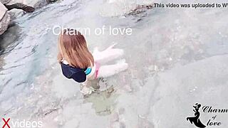 Indonesian Cutie Filmed and Nailed by Cameraman