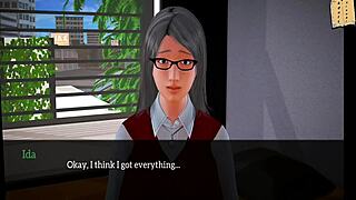 Blonde anime girl gets her ass pounded in family hentai.