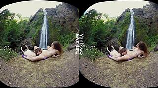 Yanks VR Presents Hottie Lesbian Sierra in Outdoor Orgasmic Masturbation