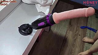 my asshole drilled hard by rahim self-thrusting dildo machine