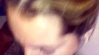 Blonde Girlfriend Deepthroats Friend's Cock in Early Morning Cum Blast!