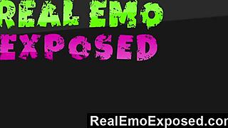 guy surprises his redhead gf masturbating with dildo in the shower