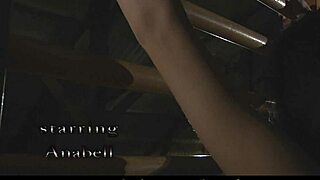 Anabell is severely punished by her master in BDSM scene in the garage