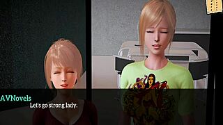 Blonde anime girl gets her ass pounded in family hentai.