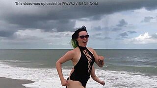 these lovely ladies had an amazing beach photoshoot in tiny bikinis today.