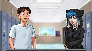 Summertime Saga 98 unfolds with wild college antics. Those animated big asses steal the show!