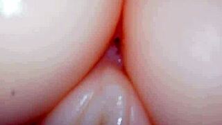 uhh, tryin’ my big ass silicone toy, its wild crazy!