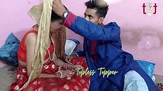 First Night Suhag Raat With Horny Amateur Couple