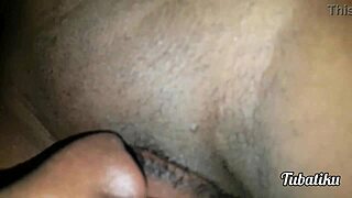 Finger Her Shy Black Pussy Now! She’s Begging for It This New Year!