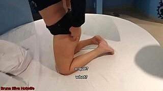 Hot Wife Gets Fucked, Sucks Cock, And Cums Hard In Doggy Style!