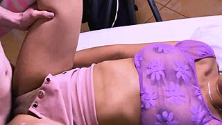 Shy petites always end up pounded hard by their teacher.