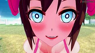 Watch Mei Nancy fuck hard in Pokemon fantasy!