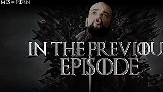 Game of Porn unfolds with a wild 4some, intense threesome, blowjobs, and anal cumshots tonight