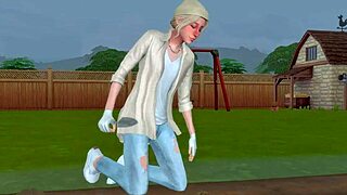 Stepbrother craves huge dick in ass and rough facefuck in anime hentai