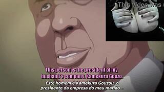 check out himawari's huge natural tits in this hentai 😍