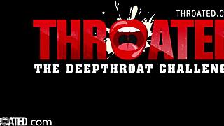 I Sloppily Throat Fuck Redhead Lacy Lennon with My Big Cock