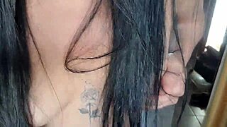 This latina mature babe gets a sensual massage that turns steamy.