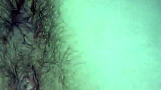 Watch her shaved pussy cum from masturbation?