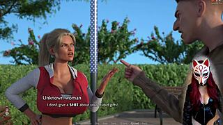 Watch the golden boy ep 1 porn game where the mother-in-law masturbates to orgasm outdoors!