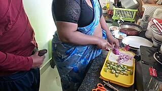 Horny Owner Jerking His Dick Right in Front of Bengali Maid