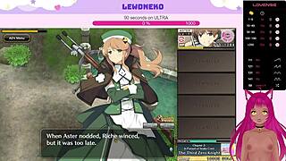 Vtuber Lewdneko Plays Evenicle Part 7 With Cute Anime Hentai Creampie Scenes