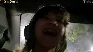 Young teen offers tight ass and blowjob to uber driver for payment.