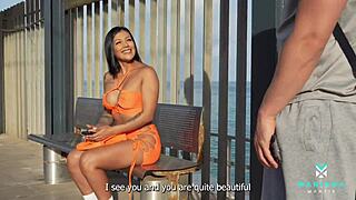 I Fuck a Stranger Outdoors at Public Train Station - Mariana Martix & Jason Carrera