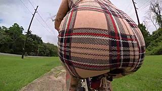 Exhibitionist Biker Rides with Buttplug, Neighbor Might’ve Seen!