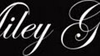 This young blonde teen rides big white cock with romantic lights around