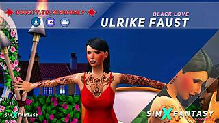 Ulrike Faust in The Sims 4, ready for that big black cock doggystyle and cumshot?