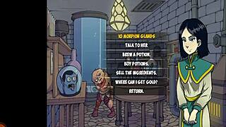 witch hunter p5 takes on magic monster with female scorpion body in epic clash