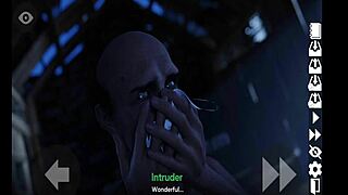 Perverted Waitress In Anime Style