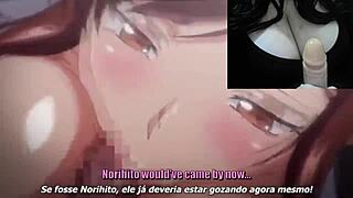 check out himawari's huge natural tits in this hentai 😍