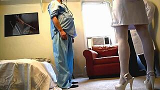 Hey, that compliant nurse takes it from two doctors in the hospital! 😏