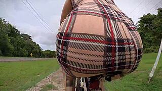 Exhibitionist Biker Rides with Buttplug, Neighbor Might’ve Seen!